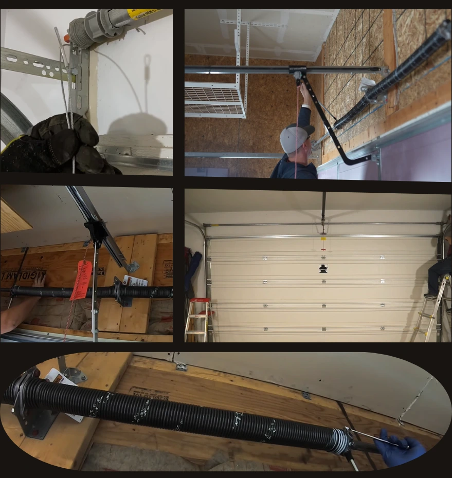 Broken Garage Door Spring Replacement.