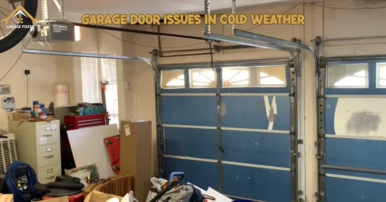 Garage Door Issues in Cold Weather.