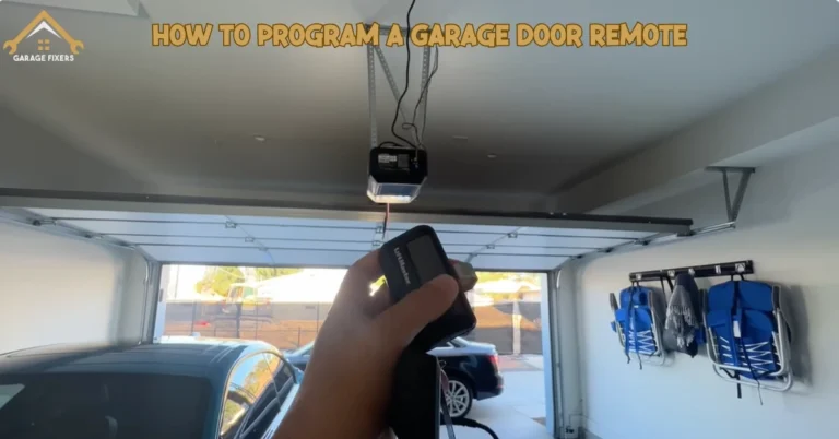 How to program Garage Door Remote.