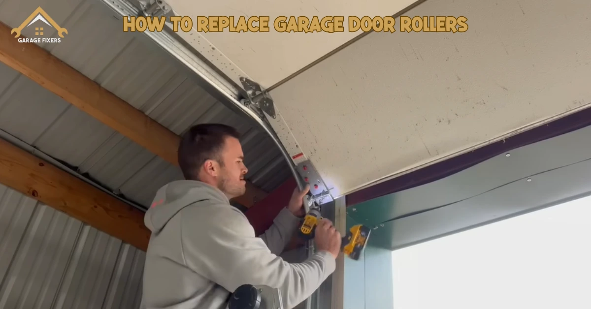 How to Replace Garage Door Rollers.