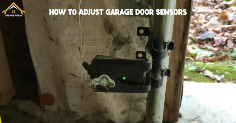 How to Adjust Garage Door Sensors.