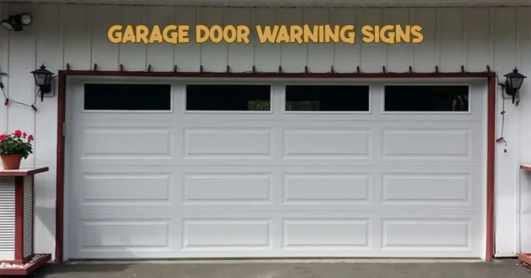 Garage Door Warning Signs.